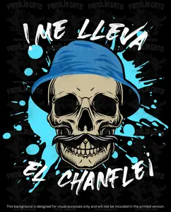 Ron Damom Lleva el Chanfle Unisex DTF Transfer - Customizable, All Ages Compatible, Durable, Hot & Cold Peel Specialty DIY Supply for Toys & Hobbies Projects