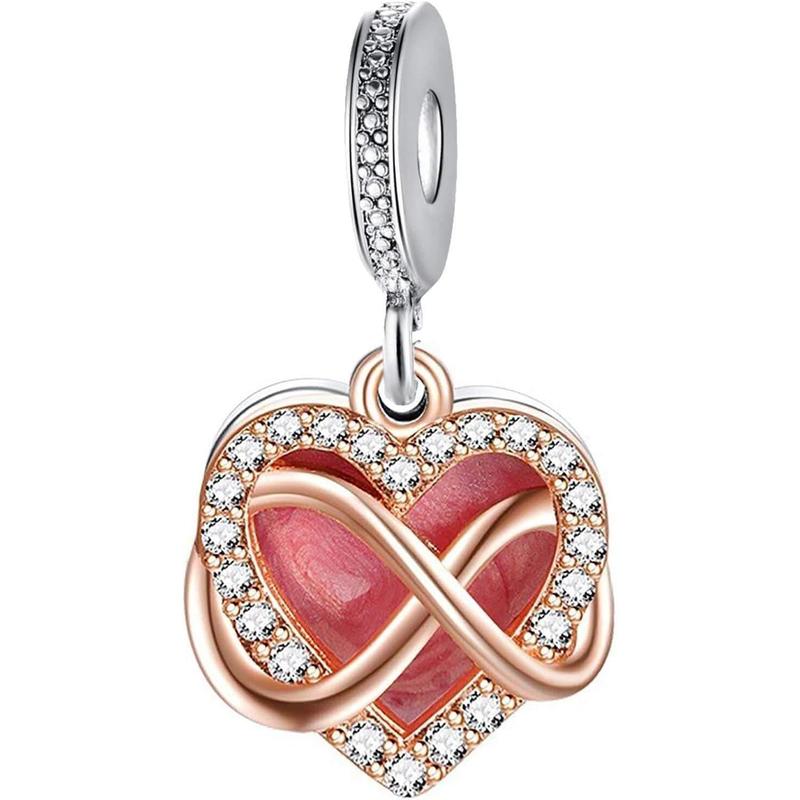 10 Pack Silver Charms for Bracelets and Necklaces CZ Pendant Jewelry Set with Colorful Hearts and Flowers Elegan Valentine's Day Giftt Polished Silver-Tone Finish Perfect for Gifting 10 Pack Silver Charms for Bracelets and Necklaces CZ Pendant Jewelry Set with Colorful Hearts and Flowers Elegan Valentine's Day Giftt Polished Silver-Tone Finish Perfect for Gifting