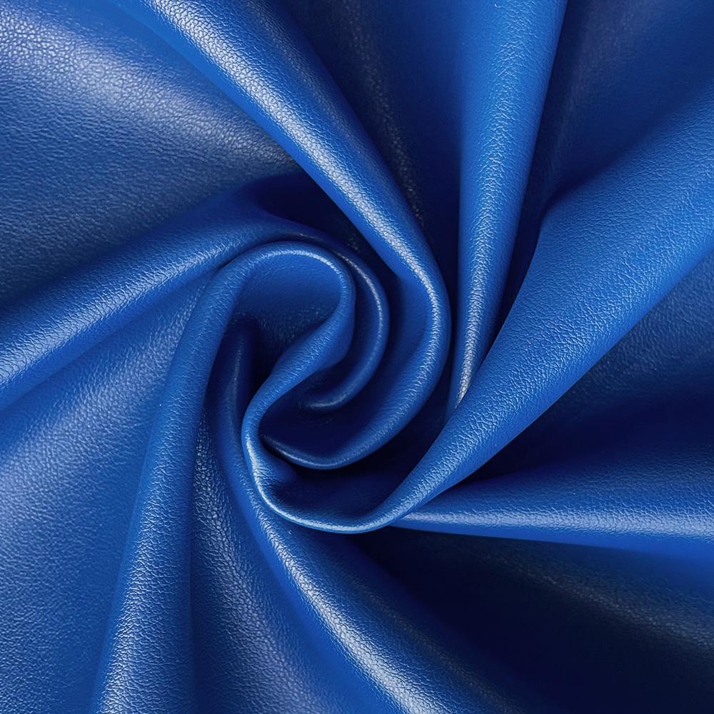 Solid-color artificial leather fabric, 1 yard, 54 inches by 36 inches. Soft 0.9mm thick craft material, ideal for DIY interior decorating, bags and luggage, leather garments, and various leather accessories. In stock at the US warehouse