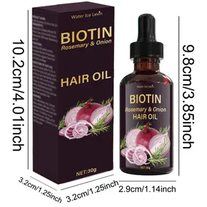 Onion essential oil promotes hair to be smooth and shiny, and is suitable for normal hair, Biotin