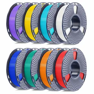 Sunlu 8 X 250G PLA Filament 1.75Mm Bundle, SUNLU 3D Printer Filament Neatly Wound, Individually Vacuum Packed, 250G Spool, 8 Rolls, White Red Orange Yellow Green Blue Cyan Purple