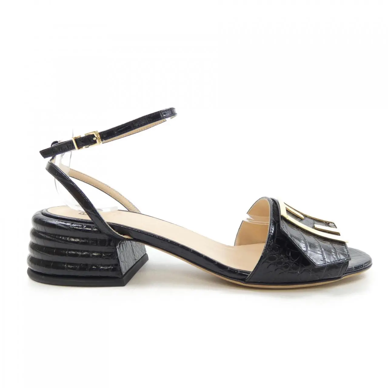 Pre-owned FENDI Others Small Leather Goods Leather Sandals