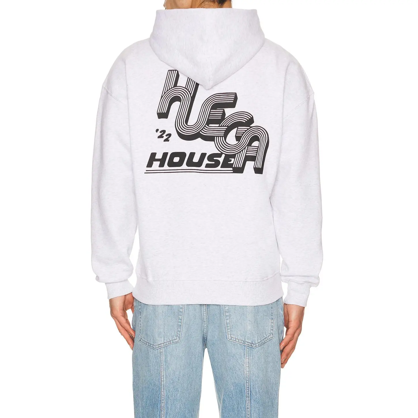 Huega House Track Hoodie in Heather Grey