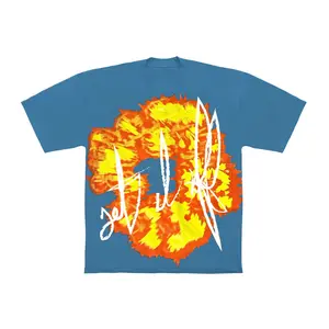 Denim Tears x Offset Set It Off #1 Short Sleeve Tee Shirt Blue