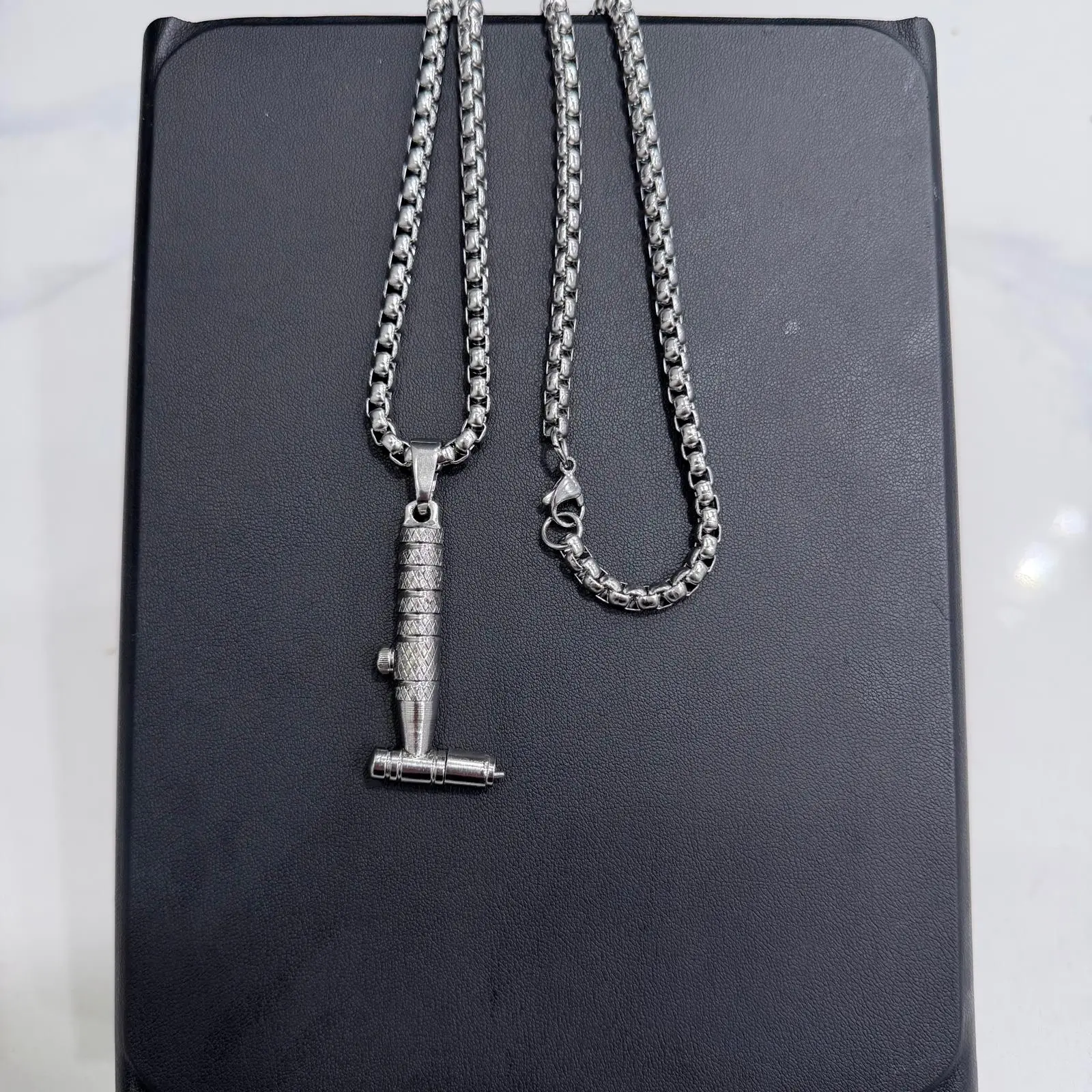 Tig Torch Pendant Necklace 60cm*5mm