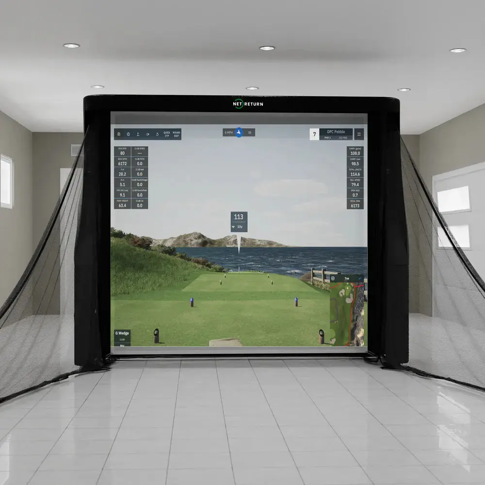 The Net Return Simulator Bay 10 - Professional Golf Simulator Enclosure System