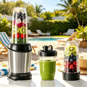 Sweetcrispy Personal Power Blender Combo – BPA-Free Portable Cups, Multi-Function Kitchen Blender for Shakes, Smoothies & Ice Crushing