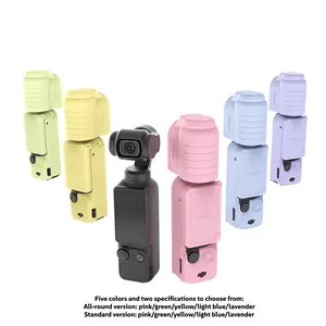 Silicone Aesthetic Protective Case for Osmo Pocket 3, Lens Cover, Gimbal Protective Accessories, All-round Protective Camera, Essential Accessory for Action Camera Enthusiasts, Smartphone