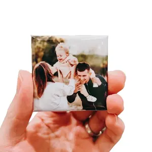 9 Custom Photo Magnets - Personalized Magnetic Decor Gift
