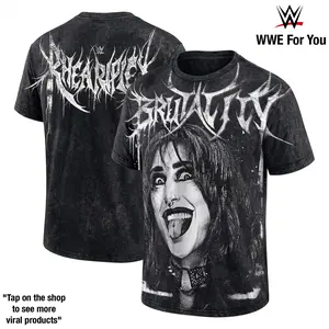 Rhea Ripley Nightmare Power Tee 230gsm Cotton – Showcasing Her Dominant Career, Brutal Strength, Championship Reigns, Judgment Day Era Leadership & Fearless Main Event Performances Defining Women’s Division in WWE