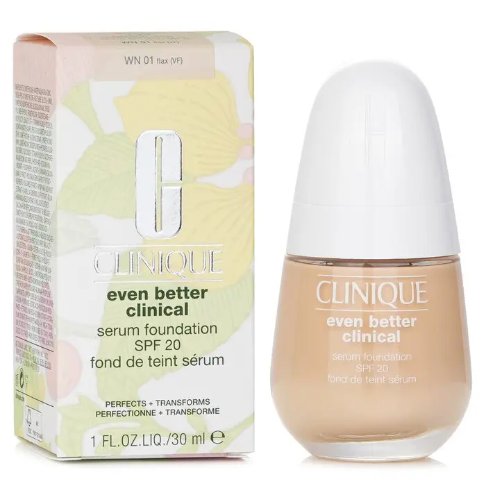 Clinque Even Better Clinical Serum Foundation SPF 20 - # WN 01 Flax