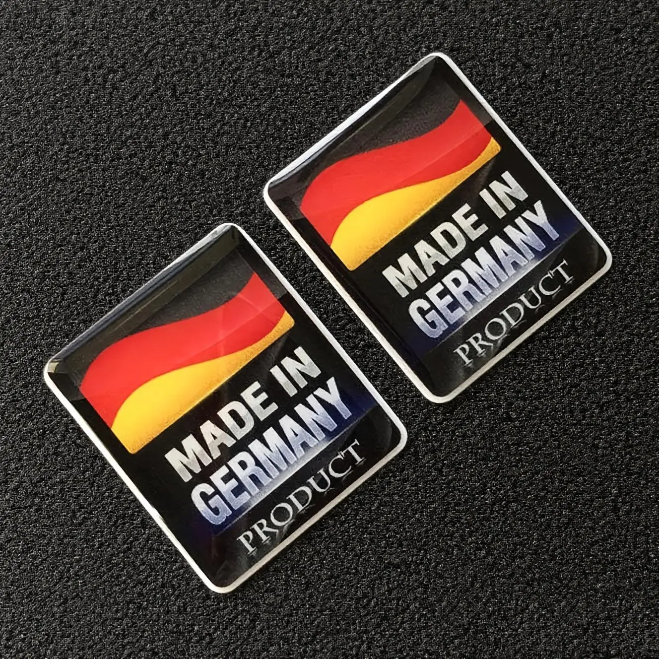 2pcs Germany Flag Sticker Made in Germany Flag Sport Decals Germany Emblems Accessories Badge Fender Decal For Motorcycle Car