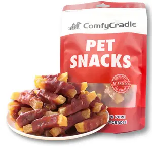 2-Pack(2 x 200g/7.05oz) Duck Wrapped Sweet Potato, Dog Treats For Small, Medium, & Large Dog - Made With Duck And Sweet Potato, Healthy, Easily Digestible, And High Protein Reward Training Treats For Dogs