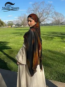 Women's Ombre Hijab Scarf, Soft Breathable Jersey Fabric, Suitable for Various Occasions, Modest Design, Durable & Stylish