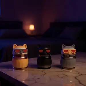 Cool Cat coffee bean Grinder – 4-Layer spice Crusher