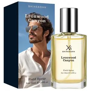 XS SHINESONN Lronwood Canyon Men's Perfume, 50ml/1.69fl oz Men Long-Lasting Cologne for Workplace Dates & Parties Masculine Eau De Toilette Perfect for Work Date & Party
