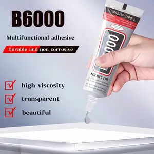 B6000 Craft Plaster Gel, Transparent Super Jewelry Glue 50ML, Super Glue Clear, Suitable for Fabric Metal Plastic Glass Crystal Crafts Jewellery Repair
