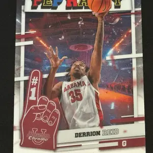 BASKETBALL - 2024-25 Bowman Chrome U - Derrion Reid Pep Rally #PR-7 - Alabama sports  cards