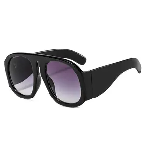 Oversized Square Goggle Sunglasses for Women Steampunk Style Big Frame Gradient Lens Sun Glasses Female Eyeglass in Tortoise Shell Unisex