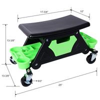 Mechanic Stool Green