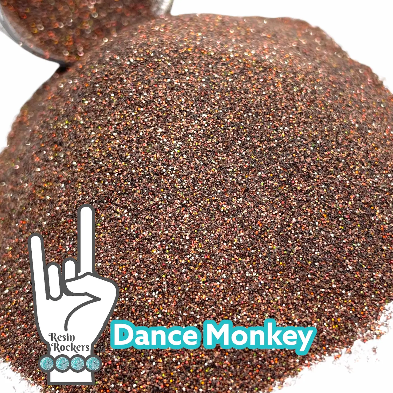 Dance Monkey Brown Microfine Glitter