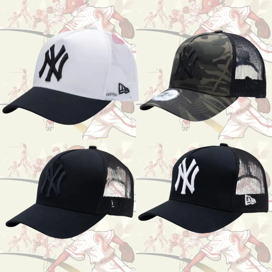 New Era MLB Dodgers/Yankees 9FORTY-59FIFTY Fitted-Snapback Unisex Baseball Cap - Customizable Adjustable Trucker, Casual Sports Streetwear, Vintage USA 2026, TikTok Trending Urban Gorras, Dodgers/Yankees ID Collectible Headwear