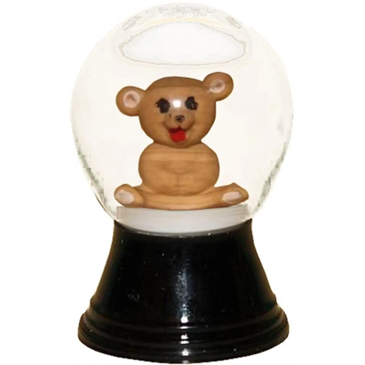 PERZ PR1161 Real Blown Perzy Glass Snowglobe - Miniature Teddy Bear Figurine, Decorative Made in Austria Home & Room Decor, Home Supplies Statue