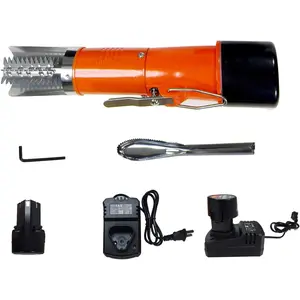 Electric Fish Scraper Cordless Fish Scaler Cleaner Automatic Fish Scale Remover with a Manual Scaler