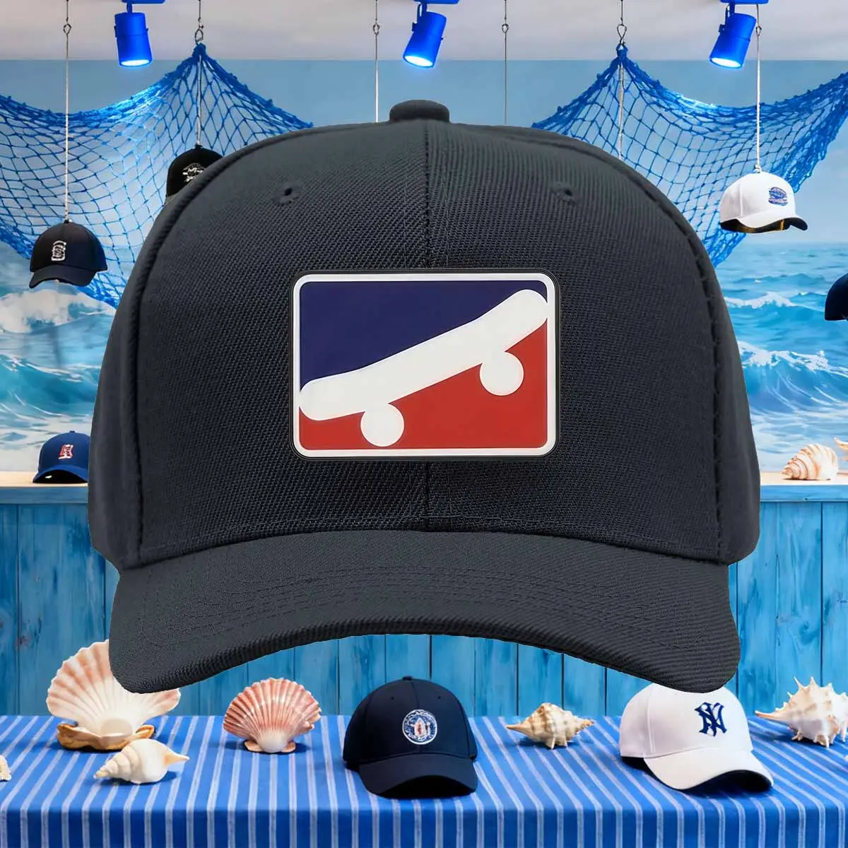 Retro vintage skater skate skateboarding cap adjustable baseball cap hat Retro Fun Truck Driver Baseball Hat