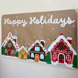 Hand Painted Custom Banner for Christmas