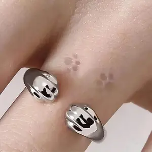 Double Claw Rings - Fashion Alloy Cat Claw Ring, Costume Jewelry for Daily Wear