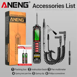 ANENG A3015 Digital Multimeter Pen, Multi-Function Tester with NCV, Phase Sequence, AC/DC Voltage, Resistance & Continuity Test, Ideal for DIYers & Automotive Technicians