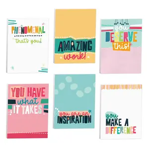 Empowering Sticky Note Pads / 3" x 4" Motivational Educator Sticky Notes / 50 Sheets Per Pad / Set Of 6 Empowering Quote Designs / Made In USA