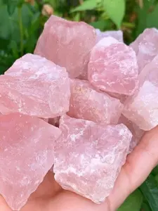 Natural Rose Quartz Crystal Stone, High-Quality Mineral Specimen Gift, Heart Chakra Healing Tool, Home Ornament Decoration, Chakra Healing Crystals