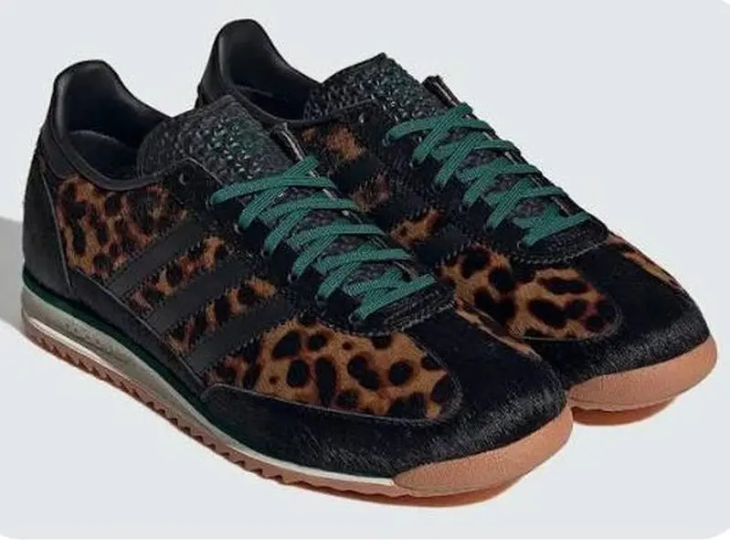 Adidas | SL 72 OG | Leopard Print Collegiate Green | WMNS 9 | Brand New Replacement Box |