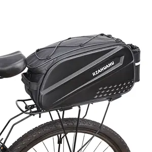 Large Capacity Bicycle Trunk Bag for Commuting Multifunctional Bike Pannier Bag with Shoulder Strap Stay Organized on the Go with This Bike Trunk Bag Carry More  with This Convertible Bike Bag outdoor versatile cycling accessory biketools bikeshop