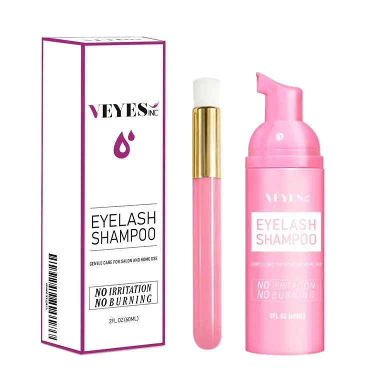 VEYESINC Lash Shampoo for Lash Extensions. Eyelash Wash for Extensions & Natural Lashes