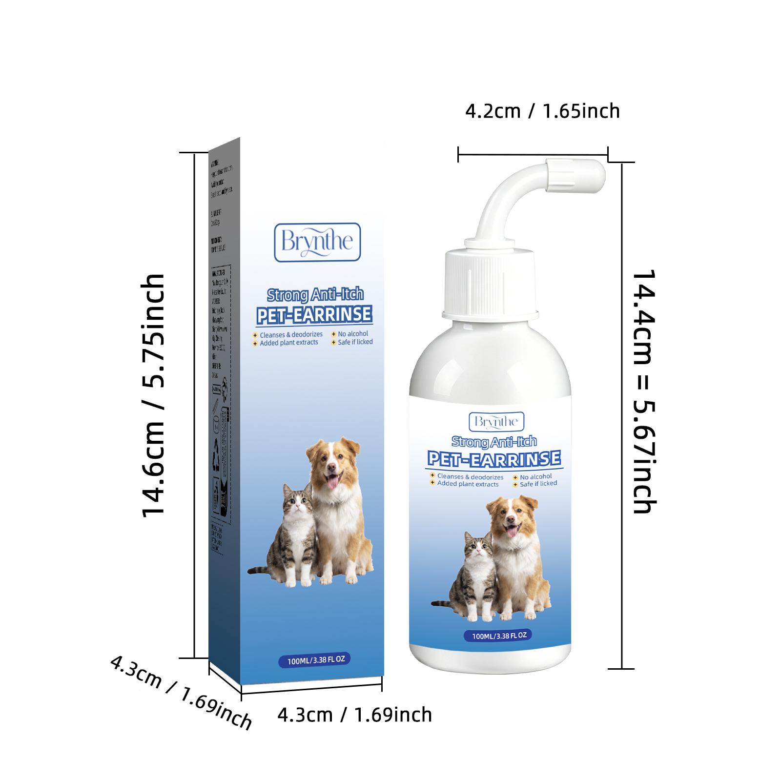Gentle Pet Ear Wash | Odor-Free Cleaning for Dogs & Cats Gentle Pet Ear Wash | Odor-Free Cleaning for Dogs & Cats