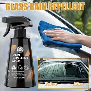 Kjm Car Glass Waterproof Spray, Anti-Fog Coating for Windshield Rearview Mirrors, Bathroom Glass Care Liquid, Durable Plastic Protection, Windshield Cleaner