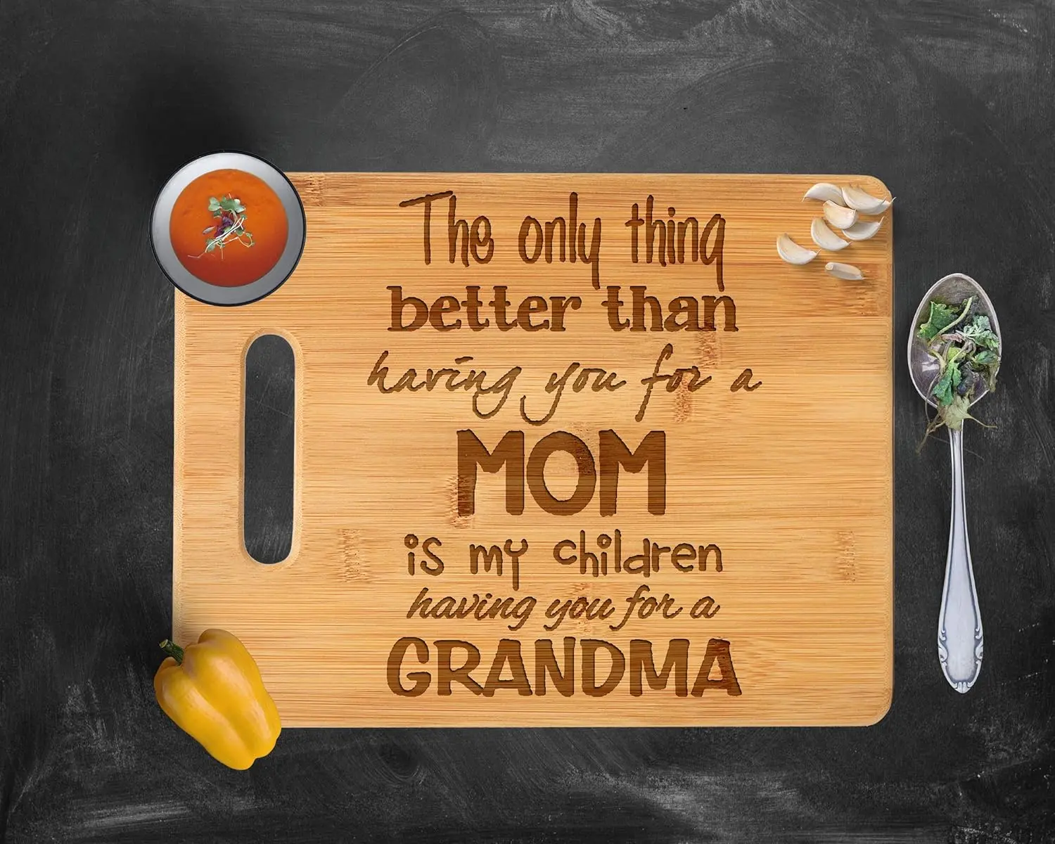 Mothers Day Cutting Board, Grandmother Gift, Grandma Gift, Mothers Day Gift, Grandma Mothers Day, Mothers Day Gift for Grandma, Wood, Rustic
