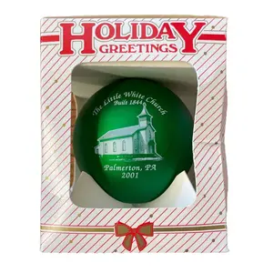The Little White Church Built 1844 Palmerton PA 2001 Ornament