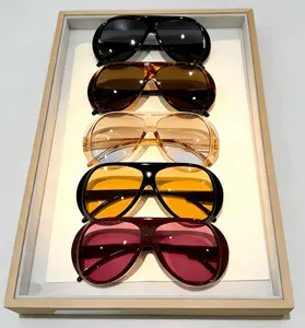 5-Pack Unisex Oversized Sunglasses, Trendy Y2K Aesthetic Shades with UV400 Protection