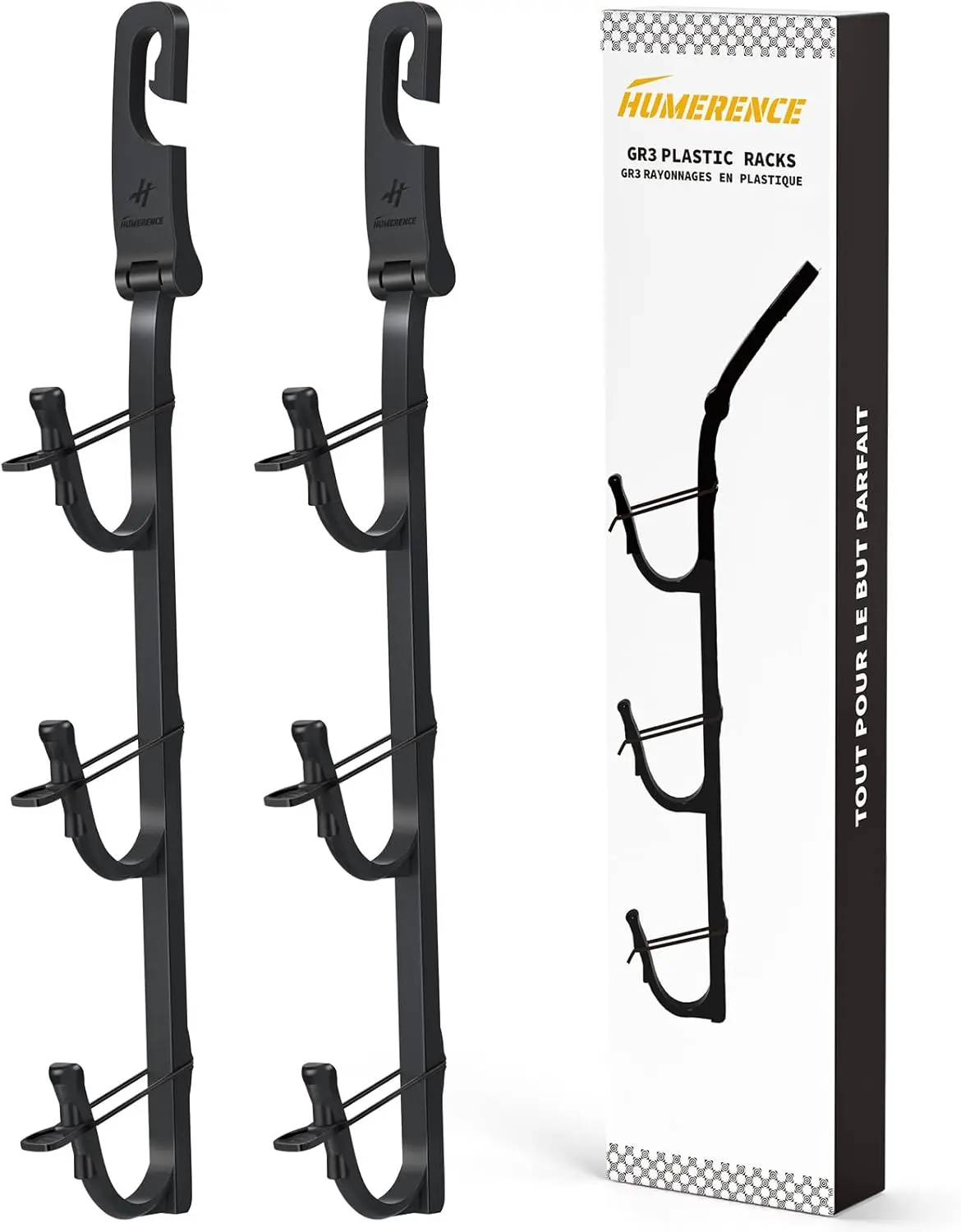 Truck Gun Rack for Seat Back, Gun Holder for Trucks, Heavy Duty Automotive Rifle Rack, Car Gun Mount with Silicone Strip, ATV Rifle Holder, Hunting Essentials for Men