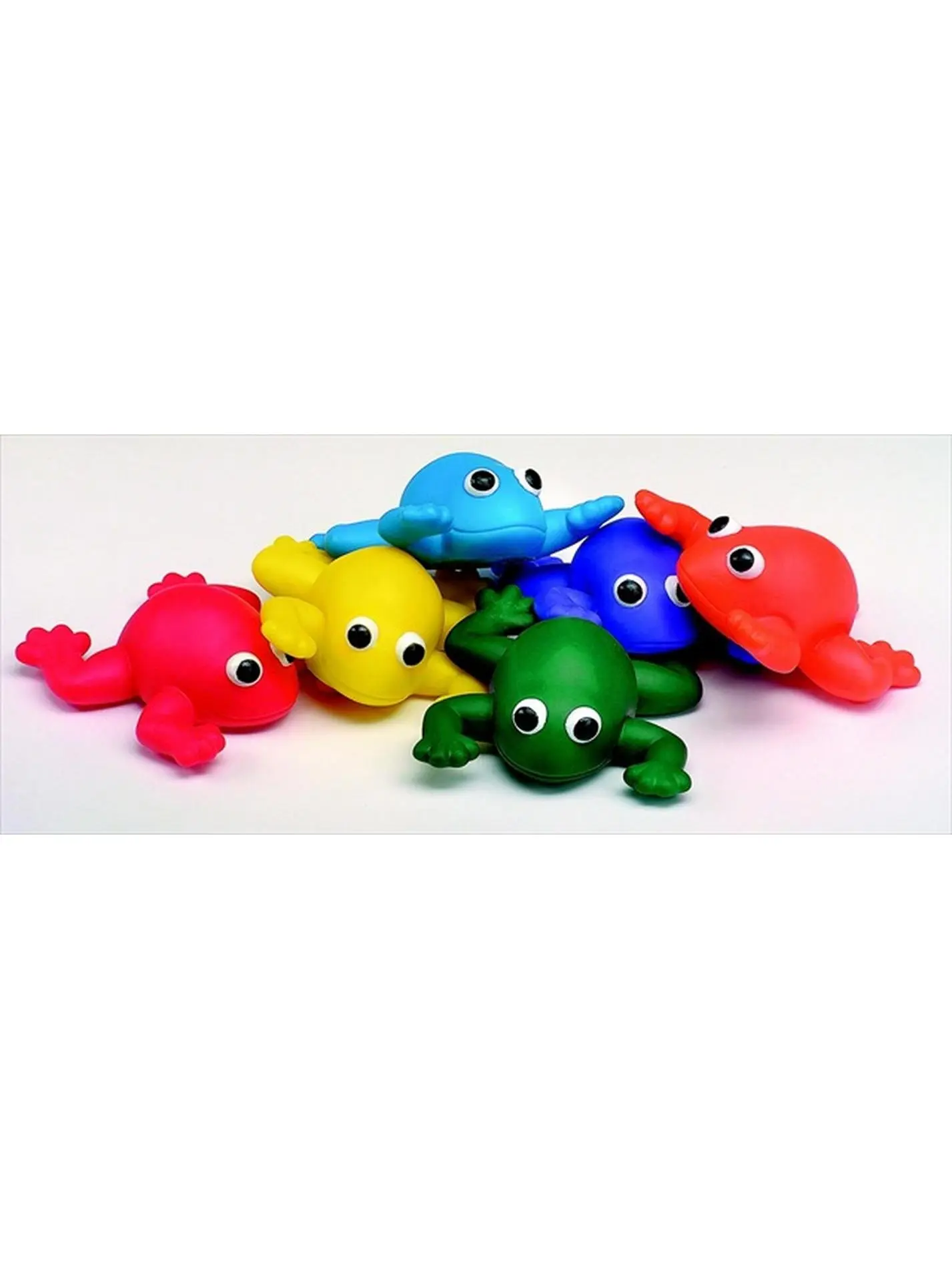 Sportime 026664 Indestructible Bean Bag Frogs- Set Of 6