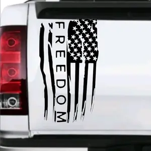We Are Charlie FREEDOM American Flag vinyl window decal Vehicle Exterior Decoration Windshield Sticker