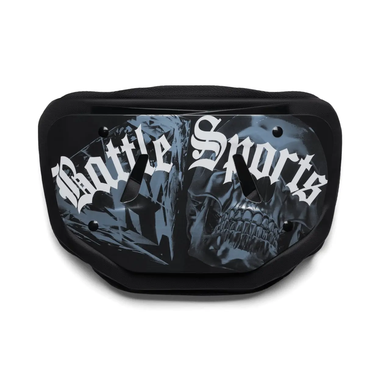 Chrome Skulls Football Back Plate