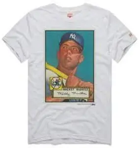 Topps Homage Mickey Mantle Ash T-Shirt