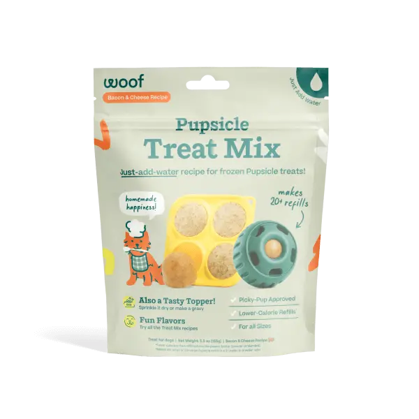 WOOF Pupsicle Mix, Easy-to-Make Treat Refills for Pupsicle Interactive Dog Toy, Lower Calorie Tasty Pops Made with Wholesome Ingredients