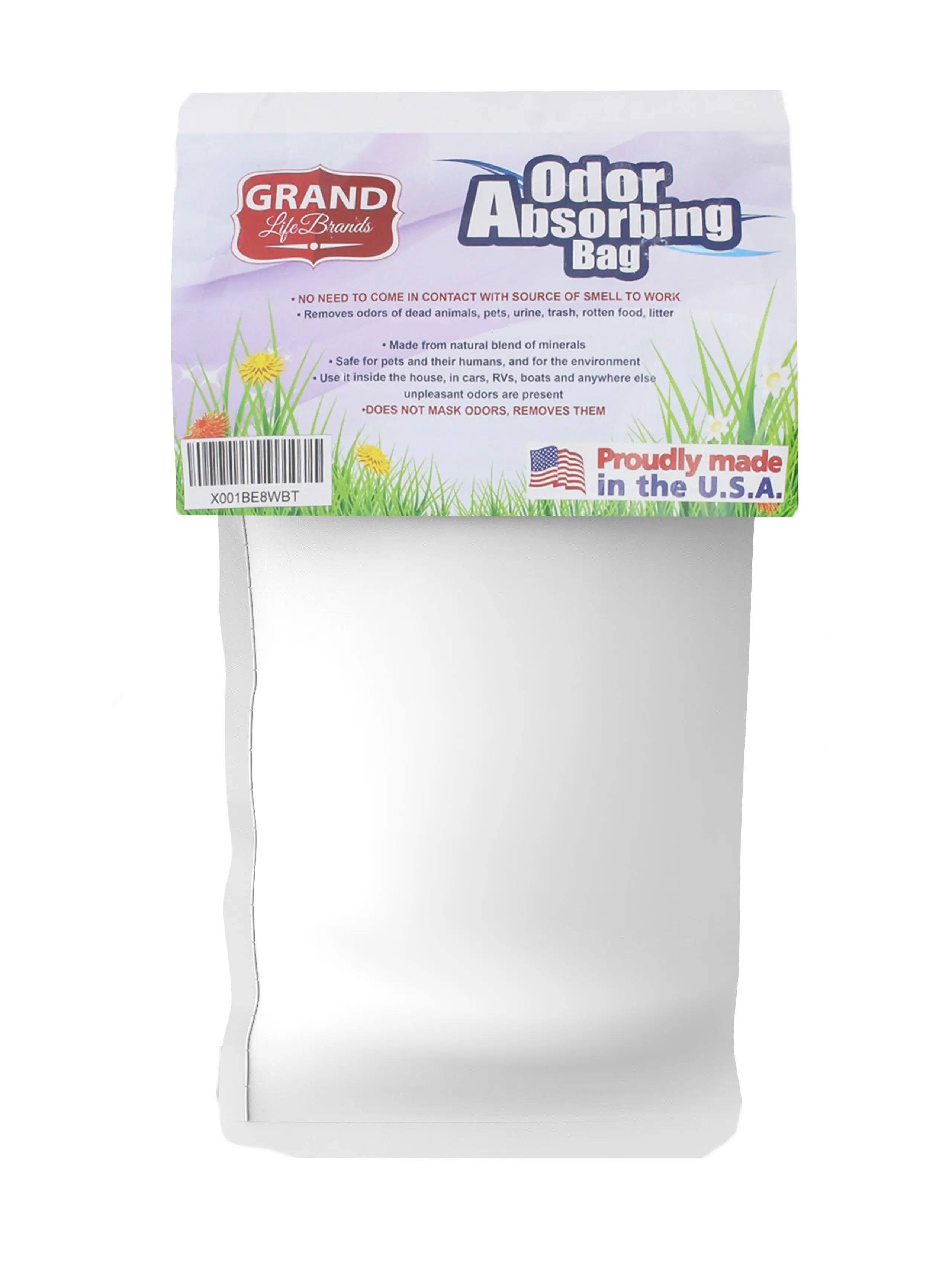 GRAND LIFE BRANDS Premium Odor Eliminator REMOVES, NOT Covers up Smells of Dead Rodents, Stale Food, Pets, Cat Litter, Garbage, Skunks, Urine/Feces, Smoke