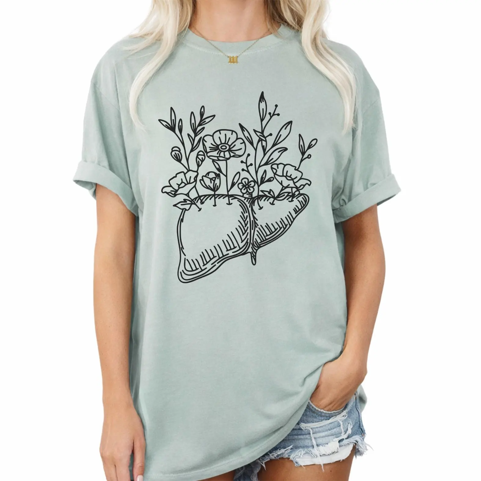 Comfort Colors Liver Nurse Shirt, Liver Anatomy Graphic Tee, Hepatology Nurse T-Shirt, Gift for GI Nurses